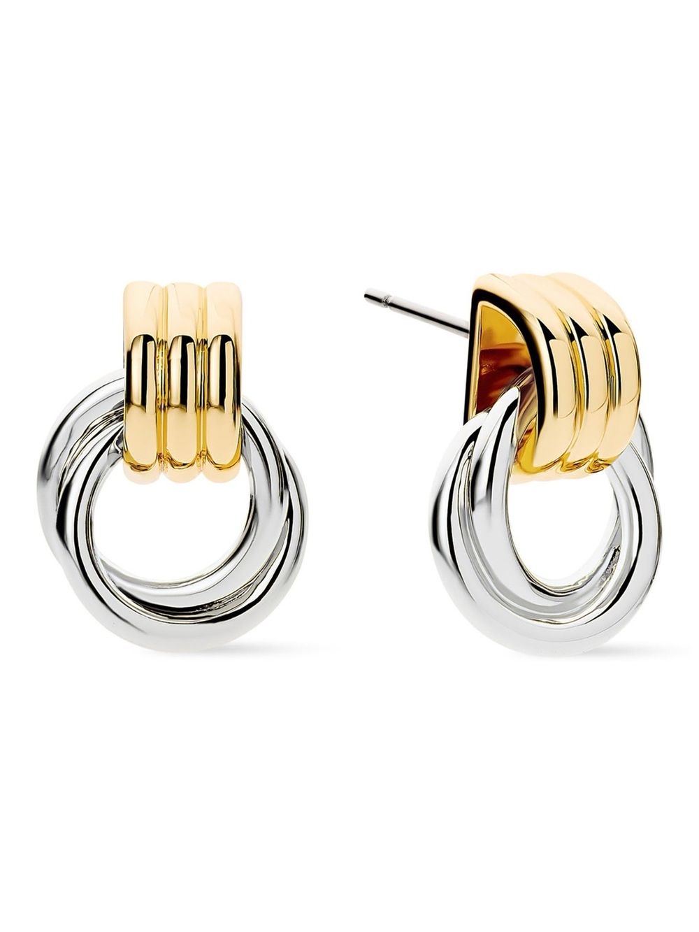 Ana Luisa Ryle 2-Tone Statement Earrings
